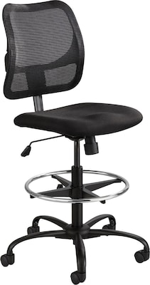 Safco® Vue Vinyl Extended Height Armless Chair; Black