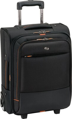 Solo Urban 15.6 Rolling Overnighter Case, Black