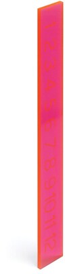Poppin Neon Pink Ruler