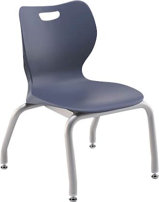 HON SmartLink™ 12" Student Stacking Chair, Polymer, Regatta, Seat: 14.63"W x 14 1/4"D