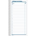 TOPS® Things To Do Today Book, Ruled, 2-Part, 11 x 5 1/2, 1/Pd (41170)