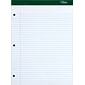 TOPS Double Docket Notepad, 8.5" x 11.75", College, White, 100 Sheets/Pad (TOP 63384)