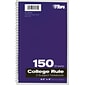 Oxford 3-Subject Notebook, 6 x 9 1/2, College Ruled, 150 Sheets, Assorted Colors (65362)