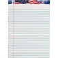 TOPS Recycled American Pride Writing Tablet, 8-1/2" x 11-3/4", Legal Ruled, White, 50 Sheets/Pad, 12 Pads/Pack (75140)
