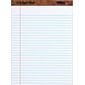 TOPS The Legal Pad Notepad, 8.5" x 11.75", Wide Ruled, White, 50 Sheets/Pad, 1 Pad/Pack (TOP 7533)