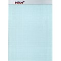 TOPS Prism Graph Pads, 8 1/2 x 11 3/4, Graph Ruled, Blue, 50 Sheets/Pad, 12 Pads/Pack (76581)
