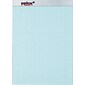 TOPS Prism Graph Pads, 8 1/2" x 11 3/4", Graph Ruled, Blue, 50 Sheets/Pad, 12 Pads/Pack (76581)