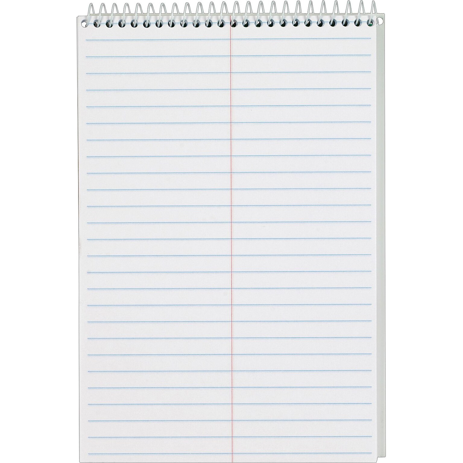 TOPS® Steno Book, White, Gregg Ruled, 6 x 9, 80 Sheets/Pad, 4/Pk