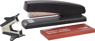 Staples® Combo Pack Desktop Stapler, Full Strip Capacity, Black (24548)