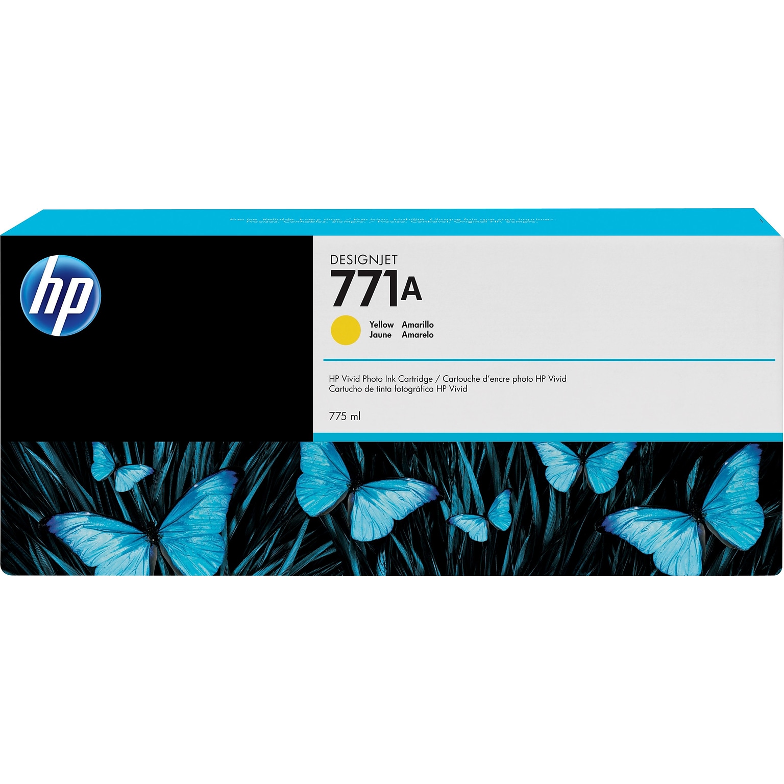 HP 771A Yellow Standard Yield Ink Cartridge (B6Y18A)