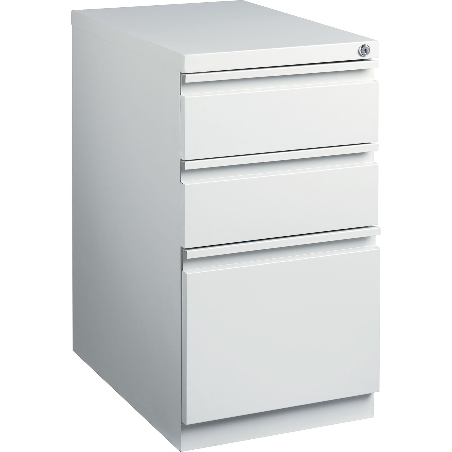 Quill Brand® 3-Drawer Vertical File Cabinet, Locking, Gray, 22.88D (25172D)