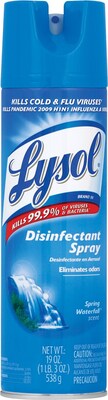 Lysol® Disinfectant Spray, Aerosol, Spring Waterfall®, 19 oz. (79326)