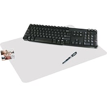 Artistic Krystal View Microban Anti-Slip Vinyl Desk Pad, 38 x 24, Clear (60-8-0MS)