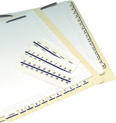 Tabbies® Numerical Legal Exhibit Index Tabs, 1-10