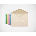 Gummed Pastel Invitation Envelopes, 4 3/8 x 5 3/4, 50/Box (831164/19395)