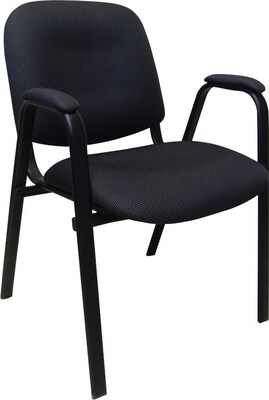 Marco Fabric Office Chairs, Black/Gray 4/Box (705-20-212-04)