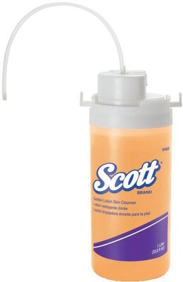 Scott® Golden Lotion Skin Cleanser, Floral Fragrance, 1000ml, 3/Carton