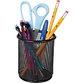 Quill Brand® Wire Mesh Pencil and Pen Cup Holder, Black (25283Q)