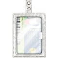 Cosco MyID Silver ID Badge Holder for Key Cards and ID Cards, Gray/Silver (075004)