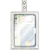 Cosco® MyID™ Silver ID Badge Holder for Key Cards and ID Cards, 4 x 2.5