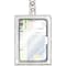 Cosco MyID Silver ID Badge Holder for Key Cards and ID Cards, Gray/Silver (075004)