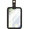 Cosco® MyID™ Black ID Badge Holder for Key Cards and ID Cards, 4 x 2.5