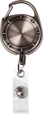 MyID Carabiner Card Reel, Pewter