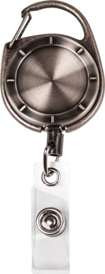 Cosco MyID Carabiner Card Reel, Pewter (075031)