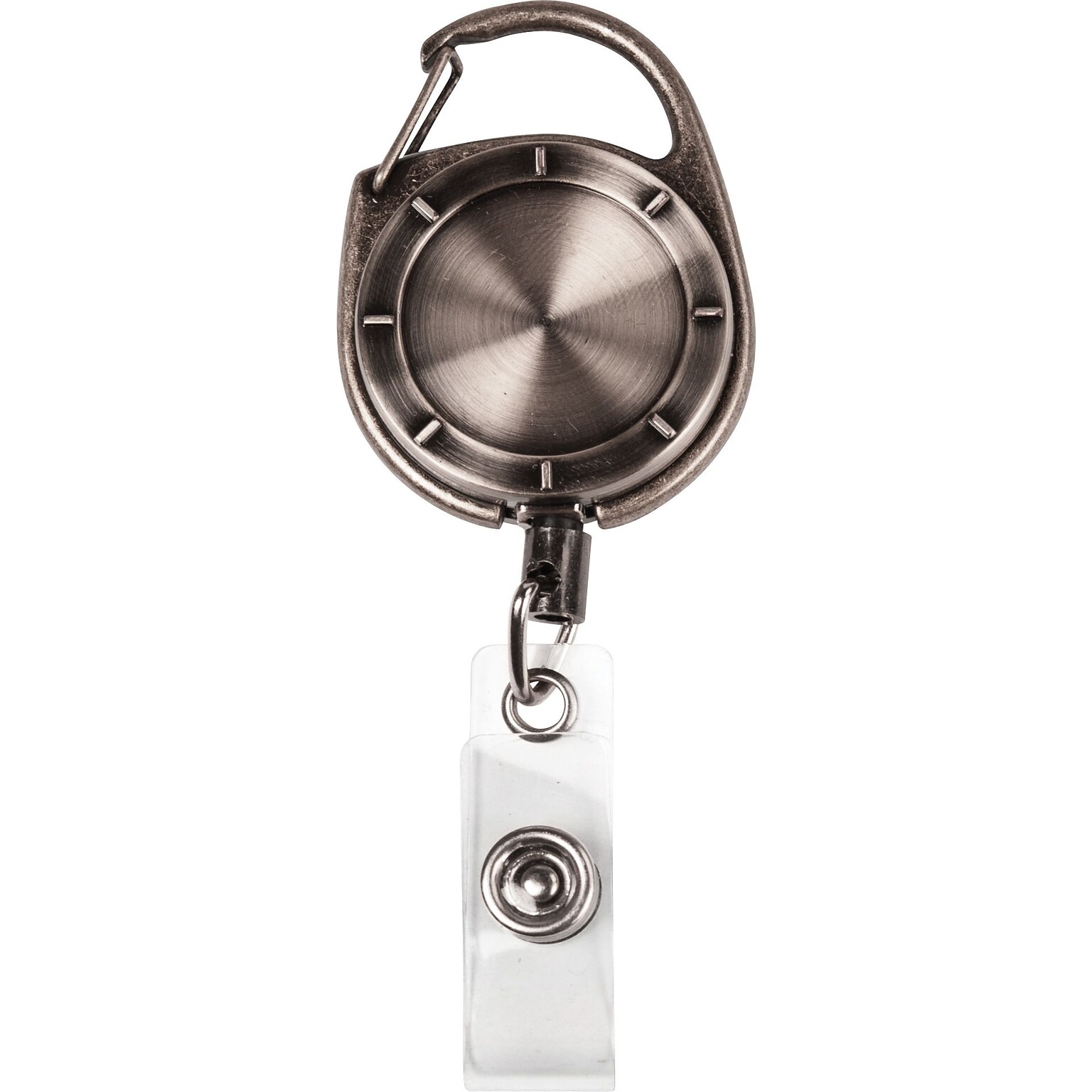 MyID Carabiner Card Reel, Pewter