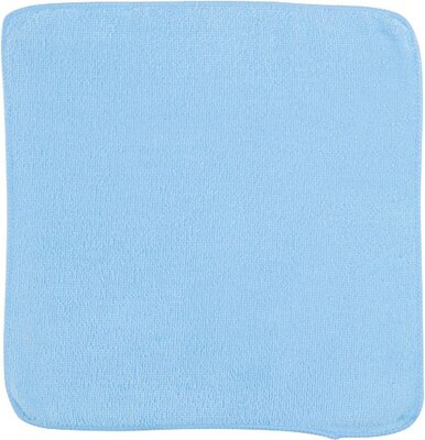 Rubbermaid Light Commercial Microfiber Cleaning Cloths, 12, Blue, 288 Cloths/Pack (1820579CT)