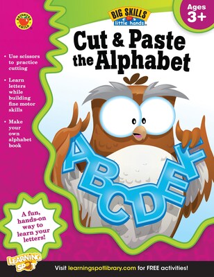 Brighter Child Cut & Paste Alpha Book Ages 3+