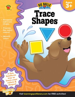 Brighter Child Trace Shapes Book Ages 3+