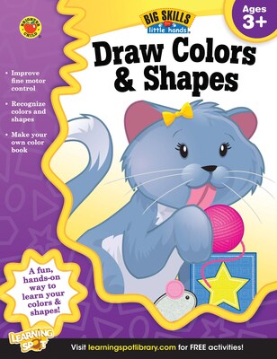 Brighter Child Draw Colors & Shape Bk Ages 3+