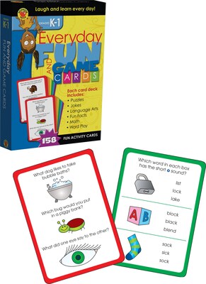 Brighter Child Everyday Fun and Game Card Gr K-1