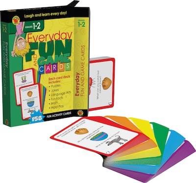 Brighter Child Everyday Fun and Game Card Gr 1-2