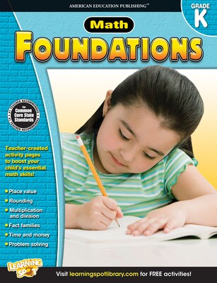 American Education Publishing Math Foundations Book Grade K