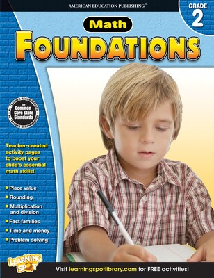 American Education Publishing Math Foundations Book Grade 2