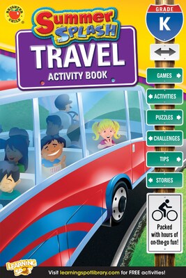 Brighter Child Summer Splash Travel Activity Book, Grade K