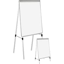 MasterVision Silver Easy Clean Melamine Dry-Erase Whiteboard, Aluminum Frame, 3 x 2 (BVCEA2300335M