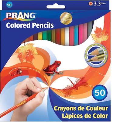 Prang Colored Pencils, Assorted Colors, 50/Set (22480)