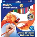 Prang Colored Pencils, Assorted Colors, 50/Set (22480)