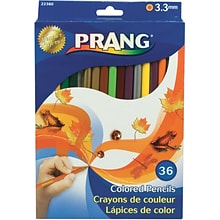 Prang Pre-Sharpened Colored Pencils, Assorted Colors, 36/Set (22360)