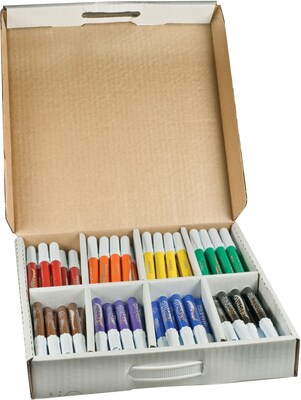 Dixon Washable Markers, Class Packs, 8 Colors, 96/Ct