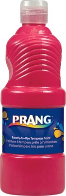 Prang Ready-to-Use Washable Tempera Paint, Red, 16 oz. (21601)