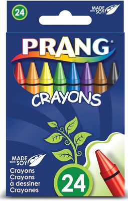 Prang Standard Crayons, Assorted Color, 24/Box (00400)