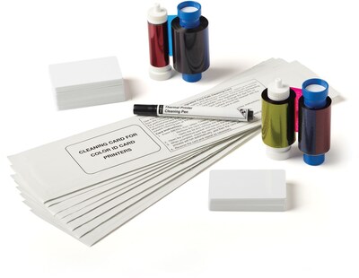 IDville Business+ Edition ID Badge Printer Supply Bundle