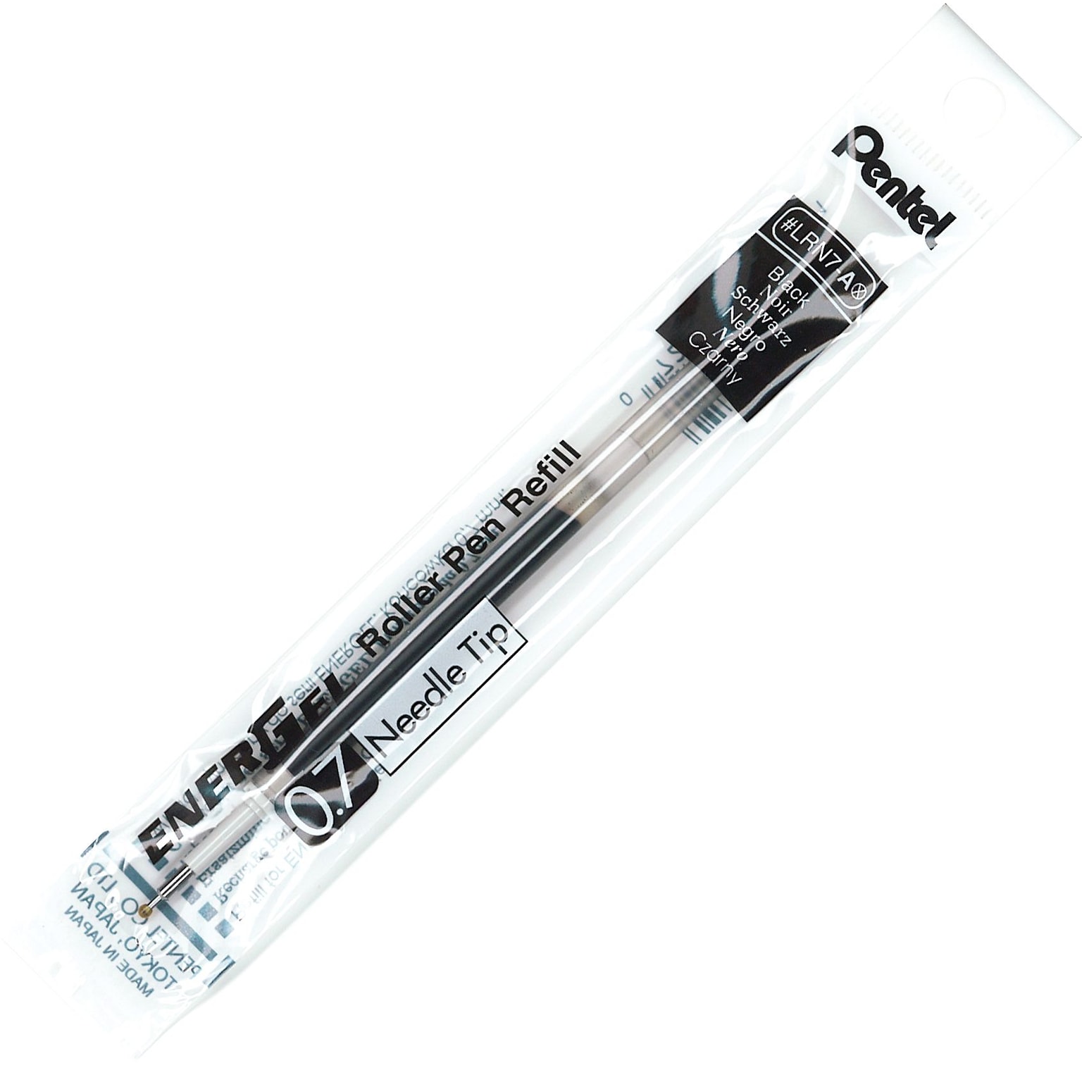 Pentel® Medium Gel® Refill For Pentel Energel Pens, Each, Black