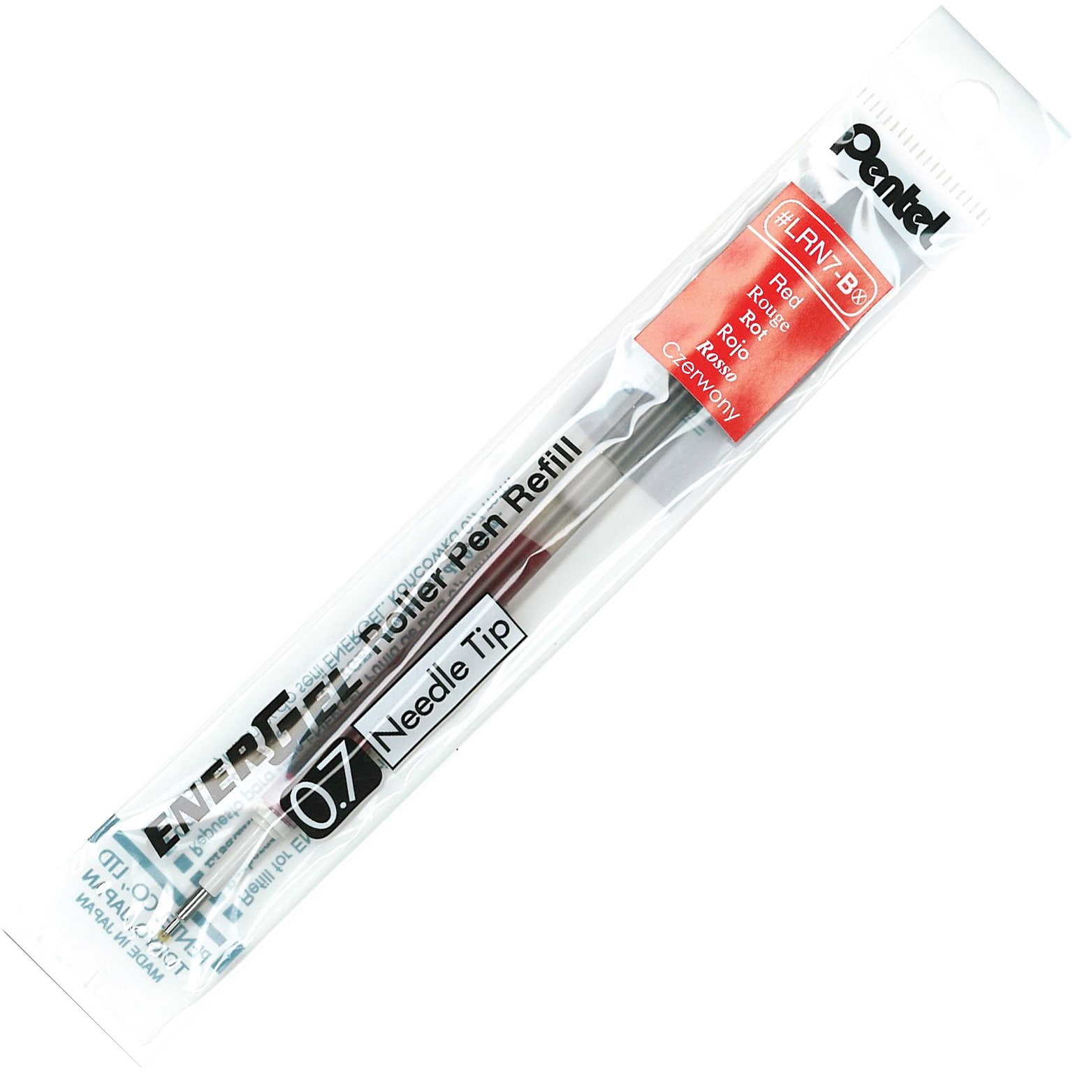 Pentel® Medium Gel® Refill For Pentel® Energel Pens, Each, Red