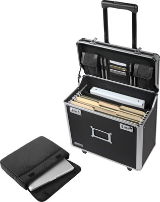 Vaultz Idea Stream Locking Mobile Business Case, Legal, Black (VZ00194)