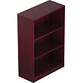 Offices to Go Superior Laminate 48H 2-Shelf Bookcase with Adjustable Shelves, American Mahogany (SL